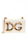 Dolce & Gabbana dauphine calfskin air tag keyring
